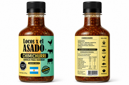 CHIMICHURRI ARGENTINO LOCOS POR EL ASADO 370gr