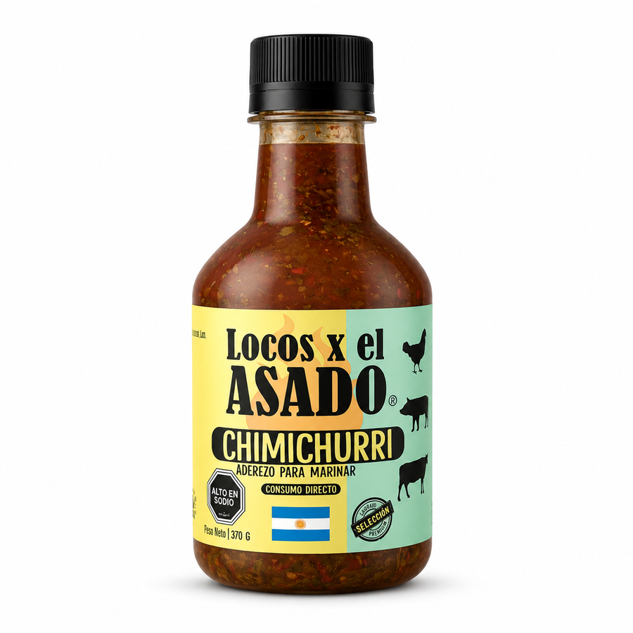 CHIMICHURRI ARGENTINO LOCOS POR EL ASADO 370gr