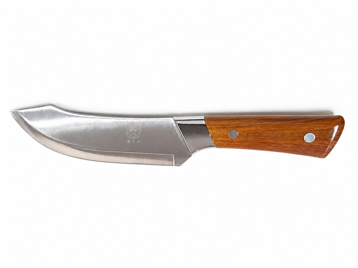CUCHILLO DE COCINA CON MANGO DE MADERA