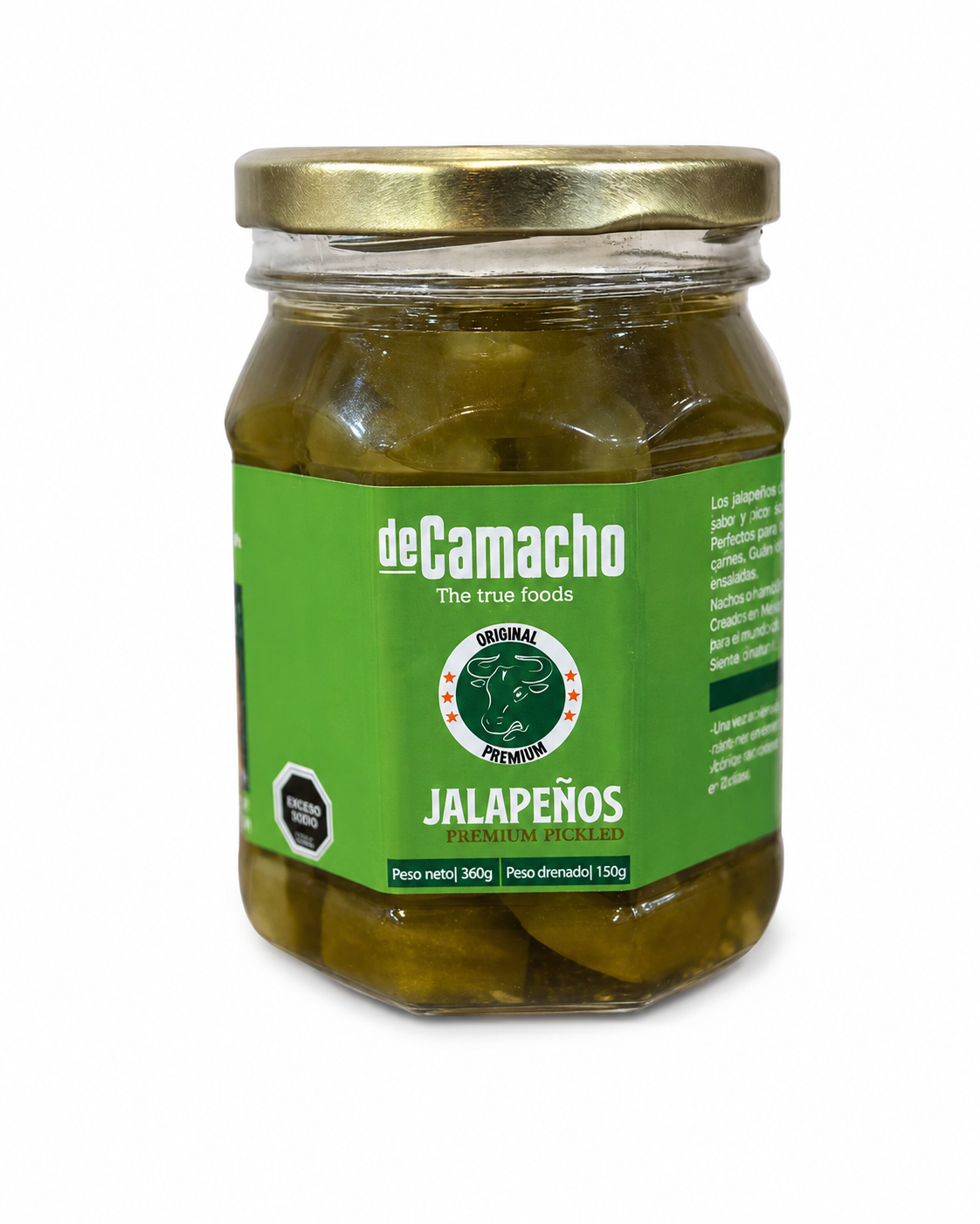 JALAPEÑOS RODAJAS DE CAMACHO
