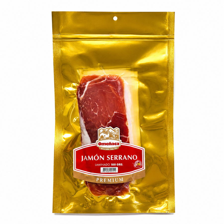 JAMON SERRANO LAMINADO 100GR