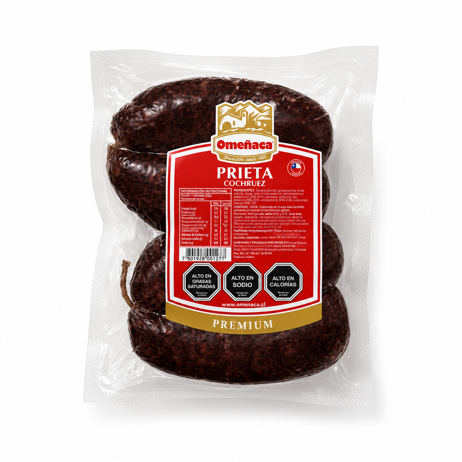 PRIETAS CON NUEZ OMEÑACA 400gr